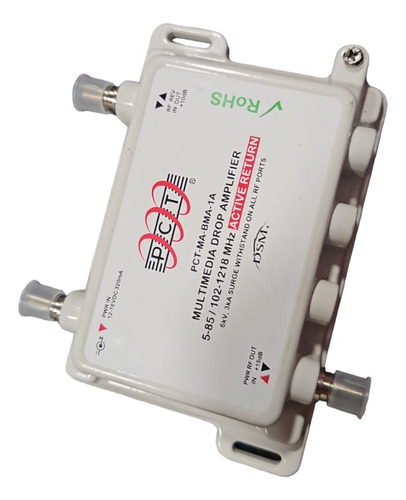 Amplificador De Señal Catv Marca Pct 15db Reales Nuevo