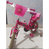 Bicicleta Niña Barbie Original Usada 