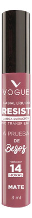 Labial Liquido Vogue Resist Larga Duracion Acabado 100% Mate