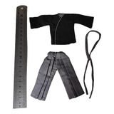 Boswon Ropa A Escala 1/12 Samurai Japonés Set Tops+pantalo.