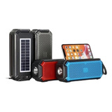 Parlante Solar Recargable Bluetooth, Radio , Lector Pendrive