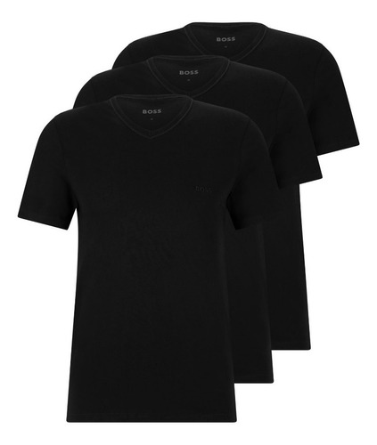 Camisetas Interiores Boss 3pack Cuello V Originales Y Nuevas