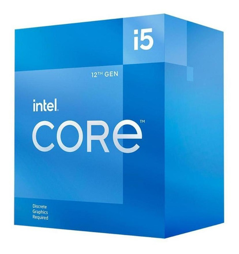 Intel® Core I5 12400f - Lga 1700  12ª Geração Bx8071512400f