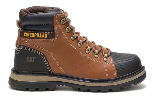 Botas Caterpillar Foxfield Mid 6 Inch Cafe Casqillo Metalico