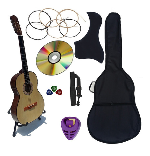 Guitarra Acustica Infantil 3/4 Tercerola Paquete Accesorios