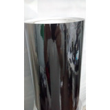Envelopamento Vinl Cromo Adesivo Preto Cromado 1,52m X 3m