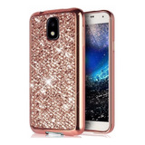 Funda Brillos Strass Para Samsung S8 Plus Rosa