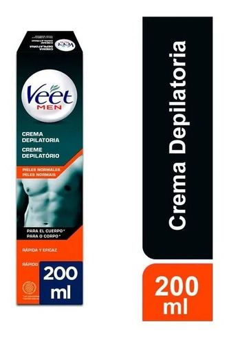 Veet Hombre Crema Depilatoria For Men Corporal X 200ml