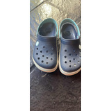 Crocs Usadas Color. Azul Talle 29-30