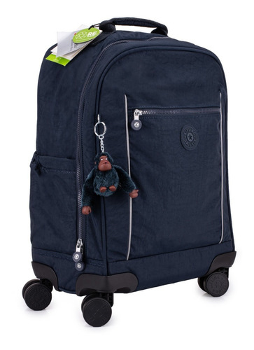 Mochila De Rodinhas Kipling Mese Cor True Blue Tonal