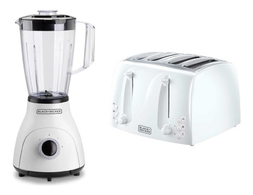 Combo Black+decker Licuadora Bl1002 + Tostadora Tr21650