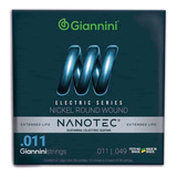 Encordoamento Giannini Nanotec Para Guitarra .011