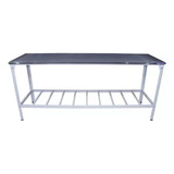 Mesa De Inox Industrial Para Açougue Sebem Prateleira 190x55