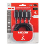 Rca Vh26hhr Cable Hdmi, 6, Paquete De 2