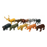 Animales De La Selva Plastico Macizo 8cm Varios Modelos
