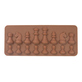 Molde Para Fabricar Figuras De Ajedrez Chocolate Hielo