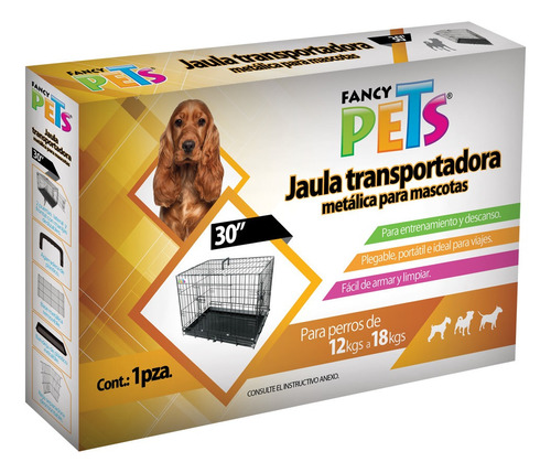 Jaula Metalica Plegable P/mascota 30