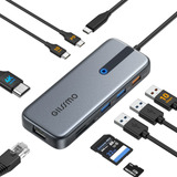 Giissmo Estación De Acoplamiento Usb C 9 En 1, Adaptador Usb