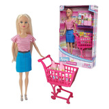 Muñeca Kiara En El Supermercado Con Accesorios Poppi Doll 7140