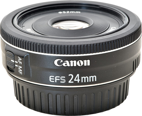 Objetiva Canon 24mm 2.8 Efs Stm Novinha Perfeita +filtro