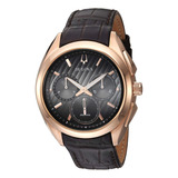 Bulova 97a124 Reloj Analógico De Cuarzo Marrón Para Hombr