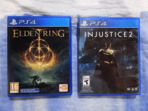 Juegos Físicos Injustice 2 Y Elden Ring Originales Ps4 