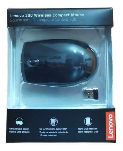 Mouse Inalámbrico Lenovo 300 Wireless Compact Mouse
