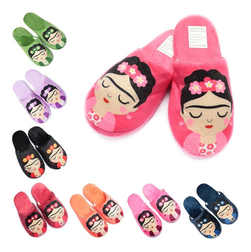 Pantuflas Suaves Antideslizantes Fruit Party Moda Tornasol