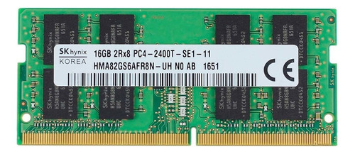 Memoria Ram Color Verde  16gb 1 Sk Hynix Hma82gs6afr8n-uh