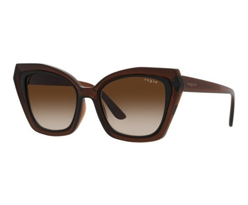 Lentes Vogue Vo5505sl 255113 Translucent Brown & Black Nuevo