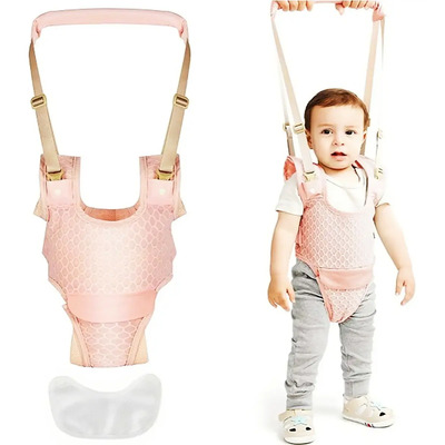 Arnés Tipo Pechera For Ayudar A Caminar A Bebé, Rosa Liso