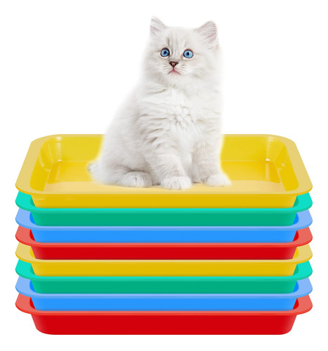 Caja De Arena Pequena Para Gatitos, 8 Unidades, Mini Caja De