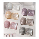 Veronni Kit De Esmalte De Uñas De Gel De Perlas, 6 Piezas .