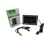 Panel Solar 8w 5v Usb Dc Cargador Celular Dispositivos Cclam