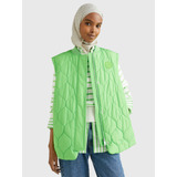 Bomber Vest Acolchada Mujer Tommy Hilfiger Verde