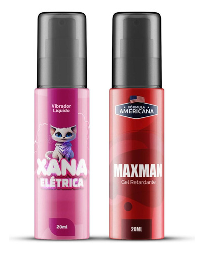 Kit Retardante Masculino Spray Xana Eletrica Facilita Orgasm