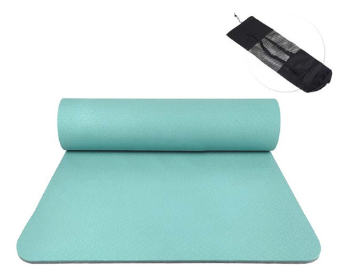 183*61*0.6cm Tapete Yoga Portátil  Pilates Fitness Ejercicio