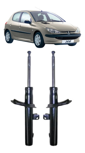 Kit X2 Amortiguadores Delanteros Peugeot 206 - 207