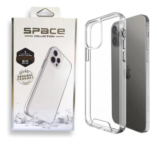 Capa Transparente Capinha Space Para iPhone 7g Ao 14 Pro Max