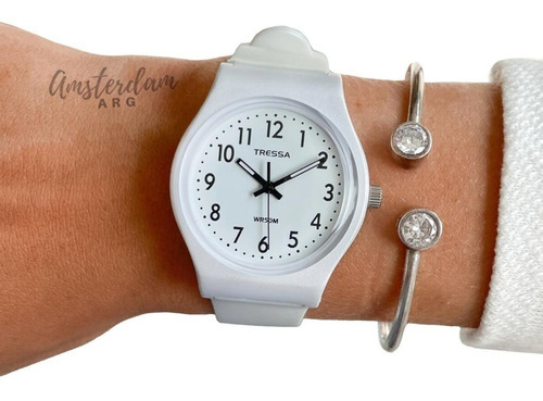 Reloj Tressa Dama Caucho Sumergible Modelo  Funny   