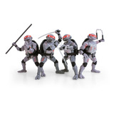 Figura Muñeco Tortugas Ninja Black & White Bst Coleccionable