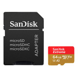 Micro Sdxc Sandisk 64gb 160mb's Original Lacrado