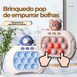 Jogo Eletronico Infantil Portatil Fidget Pop Cor Urso