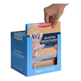 Guantes Desechables De Plastico Flexidur Pack 1000 Pz 10x100