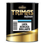 Laca Acrilica Automotriz Blanco Brillante Trimas 4 Litros