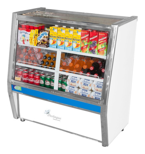 Balcão Refrigerado 1,00 Mt Expositor De Bebidas