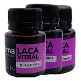 Laca Vitral Eterna Set De 3 Colores 37ml