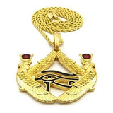 Brillante Joyeros Para Hombre Egipcio Rojo Ojo De Horus 