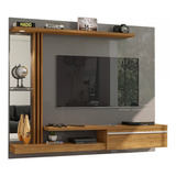 Panel Rack Tv 55 Denver Titanium Canela Color Gris