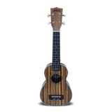 Ukulele Soprano 21  Dao Electroacútico Con Funda Aloha Usk-3